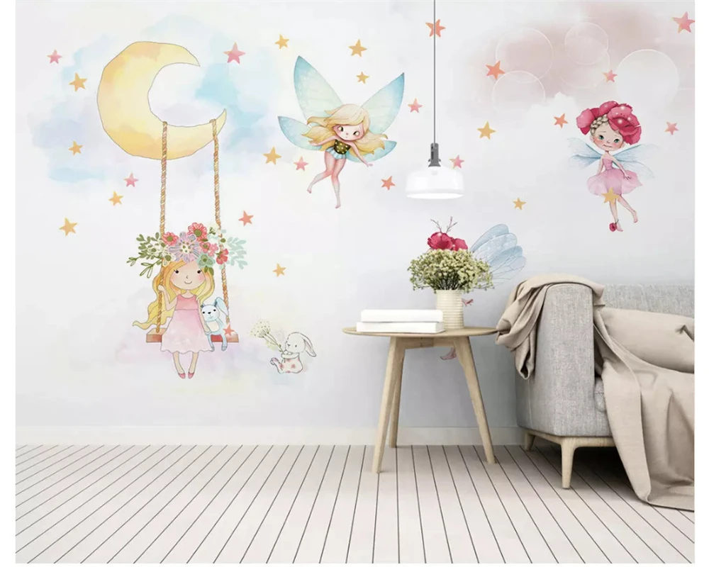 beibehang Nordic modern minimalist hand-painted cute fashion 3d wallpaper girl children room background wall papers home decor
beibehang Nordic modern minimalist hand-painted cute fashion 3d wallpaper girl children room background wall papers home decor