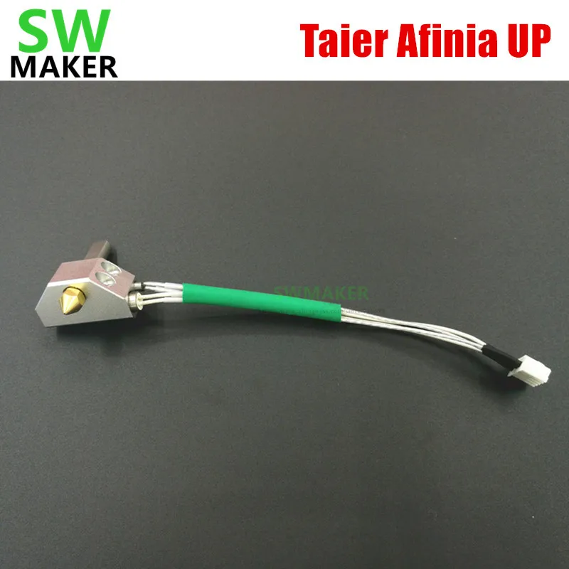 Taier Afinia UP! Nozzle Heater Assembly hotend kit Assembly nozzle+ thermistor+ heater cartridge+ heater block
Taier Afinia UP! Nozzle Heater Assembly hotend kit Assembly nozzle+ thermistor+ heater cartridge+ heater block