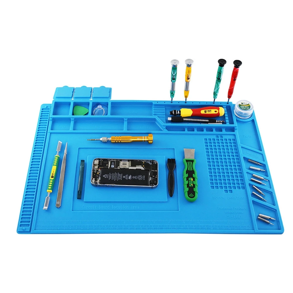 450*300mm Heat Insulation Pad Electronic PCB BGA Soldering Repair Station Tool Free Shipping
450*300mm Heat Insulation Pad Electronic PCB BGA Soldering Repair Station Tool Free Shipping