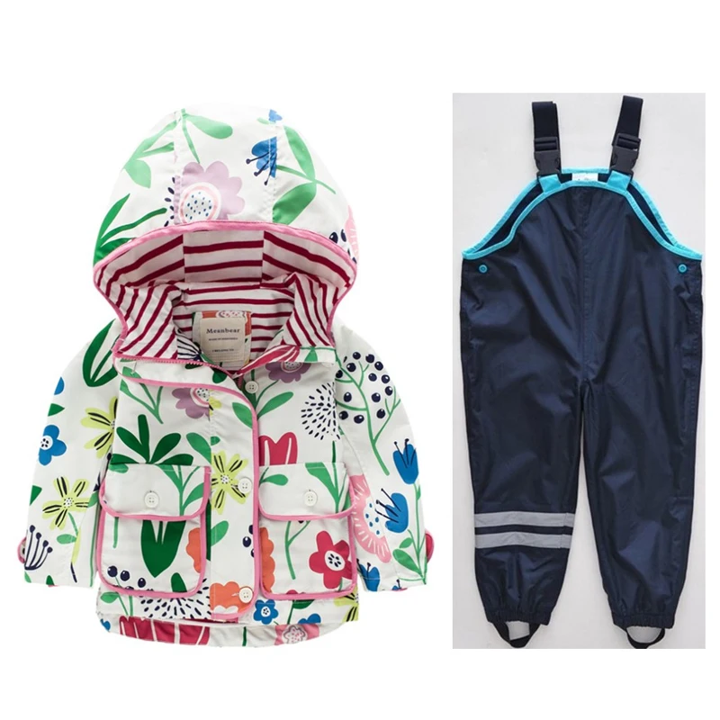 Girls' Jackets European and American Children's Wear Children's Baby Loose Casual Hooded Windbreaker Jacket Set
Girls' Jackets European and American Children's Wear Children's Baby Loose Casual Hooded Windbreaker Jacket Set