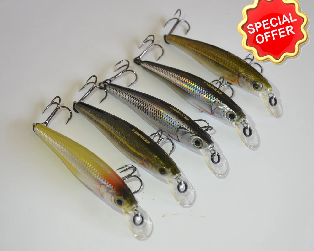 SXY fishing JB85 LURE Plastic bait Artificial Bait Length 83mm Weight 10g Suspend bait HARD LURE Depth 3-6ft
SXY fishing JB85 LURE Plastic bait Artificial Bait Length 83mm Weight 10g Suspend bait HARD LURE Depth 3-6ft