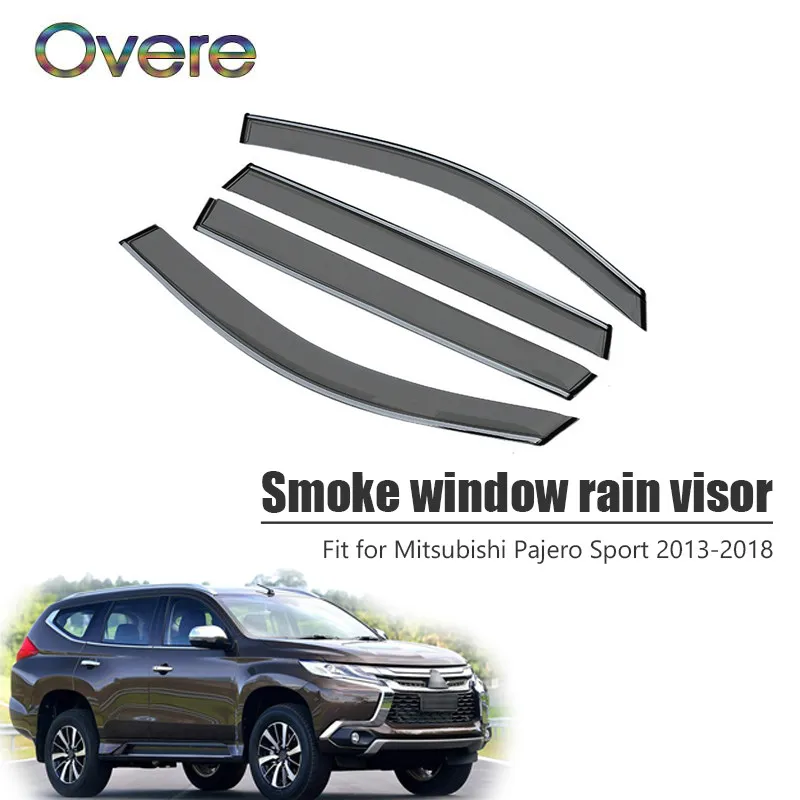 OVERE NEW 1Set Smoke Window Rain Visor For Mitsubishi Pajero Sport 2013 2014 2015 2016 2017 2018 Deflectors Guard Accessories
OVERE NEW 1Set Smoke Window Rain Visor For Mitsubishi Pajero Sport 2013 2014 2015 2016 2017 2018 Deflectors Guard Accessories