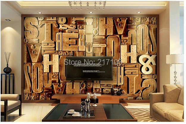 Custom retro wallpaper.Wood carving English letter.3D wallpaper murals for living room bedroom TV wall waterproof PVC wallpaper
Custom retro wallpaper.Wood carving English letter.3D wallpaper murals for living room bedroom TV wall waterproof PVC wallpaper