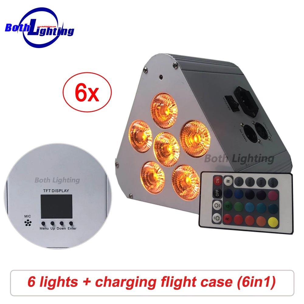 Triangle Battery Power 6x18w RGBWA UV 6in1 Battery Wifi&Remote Wireless Par Can Led Wash Light DJ Wedding Party Lights Uplights
Triangle Battery Power 6x18w RGBWA UV 6in1 Battery Wifi&Remote Wireless Par Can Led Wash Light DJ Wedding Party Lights Uplights