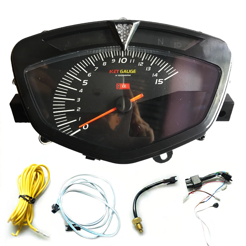 Seven Color Screen Motorcycle Speedometer Motorbike LCD Digital Speedometer with Dual Range Motorcycle Odometer Tachometer
Seven Color Screen Motorcycle Speedometer Motorbike LCD Digital Speedometer with Dual Range Motorcycle Odometer Tachometer
