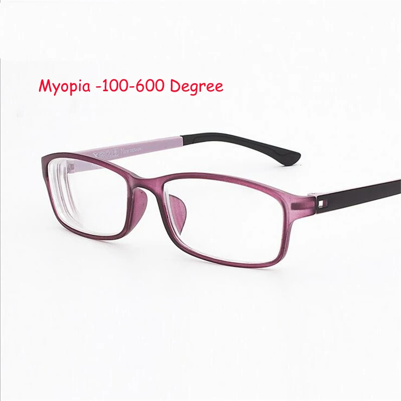 -1 -1.5 -2.0 To -6.0 Ultralight TR90 Finished Myopia Glasses For Unisex Short-sight Eyewear Square Myopic Spectacles With Degree
-1 -1.5 -2.0 To -6.0 Ultralight TR90 Finished Myopia Glasses For Unisex Short-sight Eyewear Square Myopic Spectacles With Degree