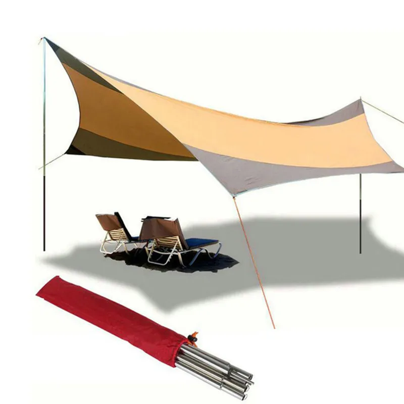 5.5x5.6m Full Set Anti UV Beach Tent Umbrella Waterproof Sun Shelter Awnings Tent Outdoor Camping Tent for Party Fishing Hiking
5.5x5.6m Full Set Anti UV Beach Tent Umbrella Waterproof Sun Shelter Awnings Tent Outdoor Camping Tent for Party Fishing Hiking
