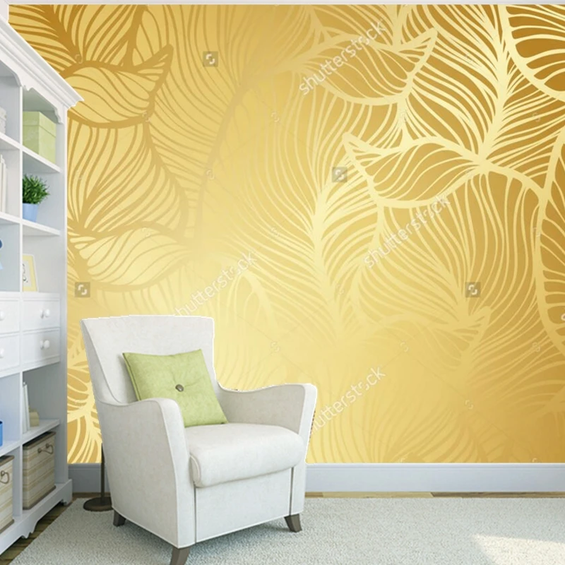 Custom gold wallpaper,Golden retro pattern,modern murals for the living room bedroom background wall waterproof wallpaper
Custom gold wallpaper,Golden retro pattern,modern murals for the living room bedroom background wall waterproof wallpaper
