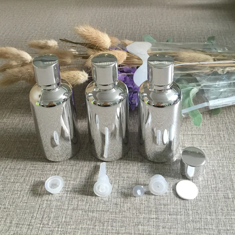 50pieces/lot 50ml High temperature silver plated Essential oil container with screw cap ,50ml essentical oil bottle wholesale
50pieces/lot 50ml High temperature silver plated Essential oil container with screw cap ,50ml essentical oil bottle wholesale