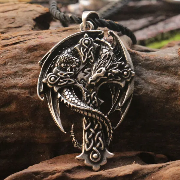 10pcs Fashion celt dragon pendant men cross necklace, dragon necklace, wing necklace, guardian cross, religious cross jewelry
10pcs Fashion celt dragon pendant men cross necklace, dragon necklace, wing necklace, guardian cross, religious cross jewelry