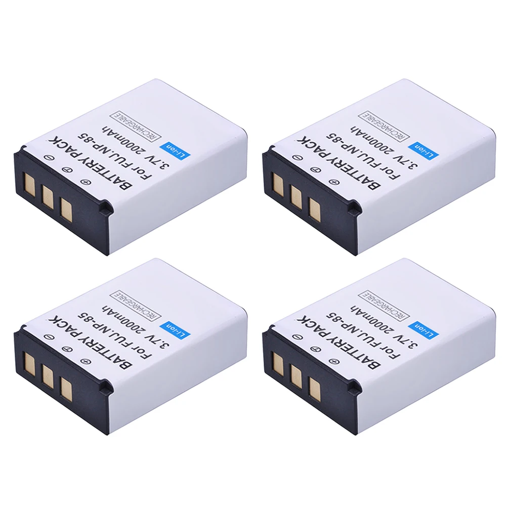 4PC 2000mAh NP-85 NP 85 Rechargeable Camera Battery for Fujifilm SL240 SL245 SL300 SL305 FNP-85 CB170 NP-85 Bateria
4PC 2000mAh NP-85 NP 85 Rechargeable Camera Battery for Fujifilm SL240 SL245 SL300 SL305 FNP-85 CB170 NP-85 Bateria