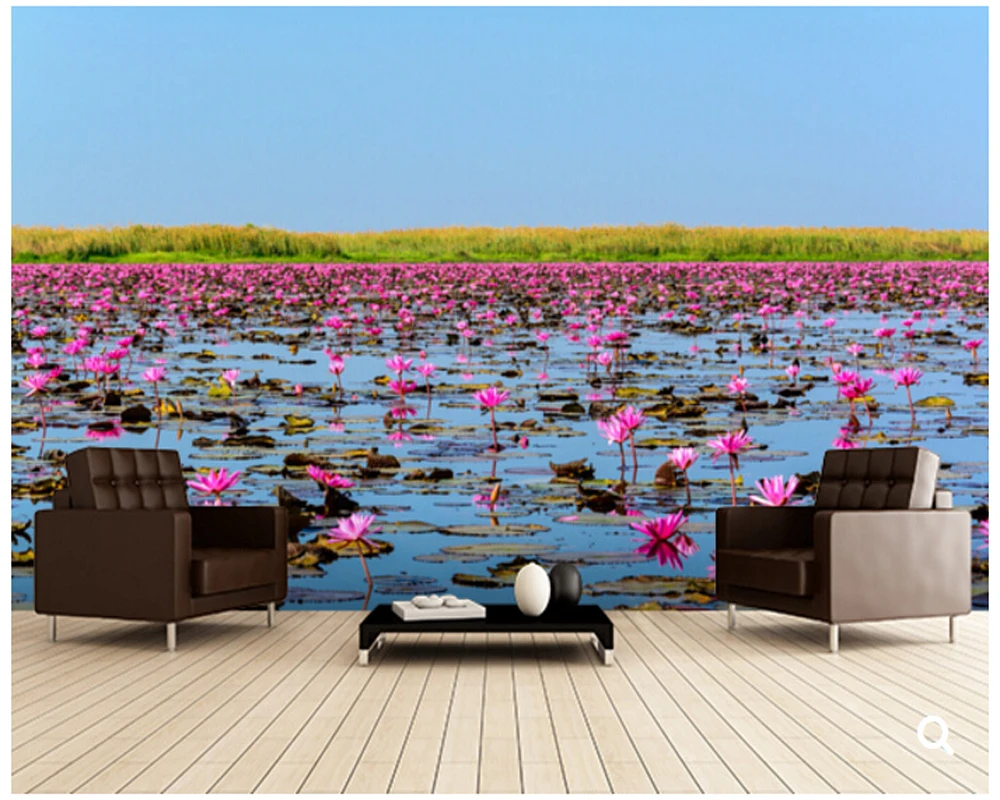 Custom natural landscape wallpaper,Sea of Pink Lotus,3D modern photo for living room bedroom kitchen waterproof wallpaper
Custom natural landscape wallpaper,Sea of Pink Lotus,3D modern photo for living room bedroom kitchen waterproof wallpaper