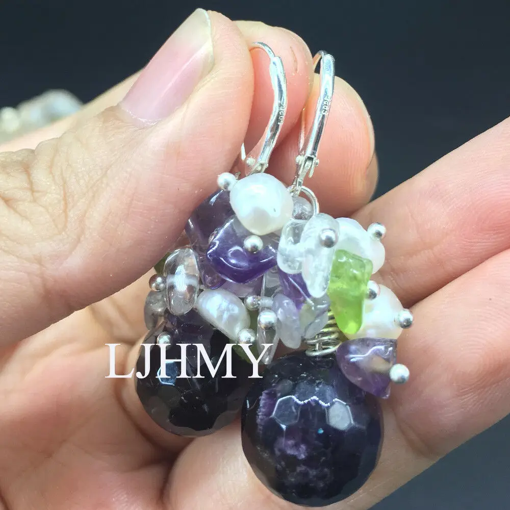 LJHMY натуральный перидот аметист прозрачный кристалл белый жемчуг Камень Висячие серьги из стерлингового серебра Богемская люстра серьги
LJHMY натуральный перидот аметист прозрачный кристалл белый жемчуг Камень Висячие серьги из стерлингового серебра Богемская люстра серьги