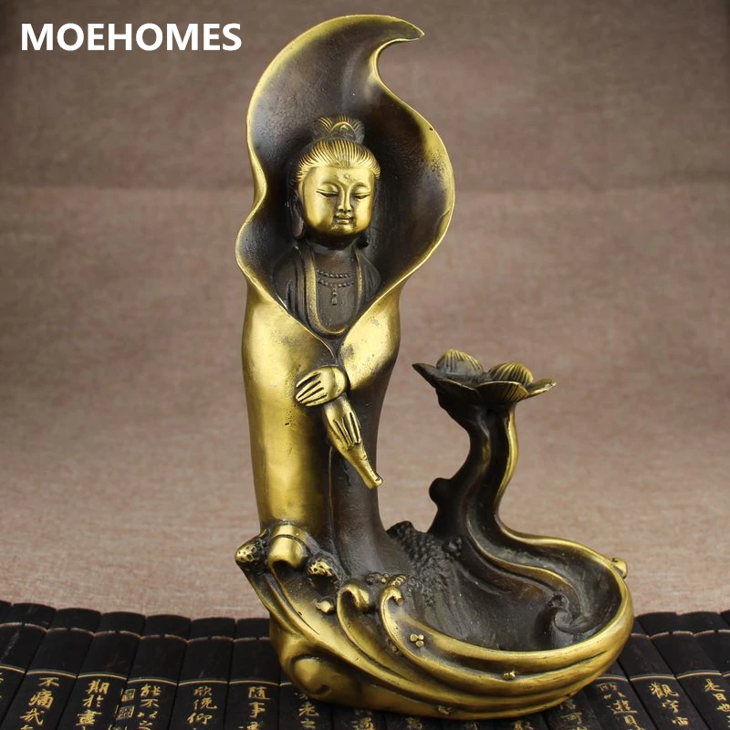 MOEHOMES Chinese copper handicrafts fengshui mercy Goddess guan-yin buddha statue vintage family decoration metal handicraft
MOEHOMES Chinese copper handicrafts fengshui mercy Goddess guan-yin buddha statue vintage family decoration metal handicraft