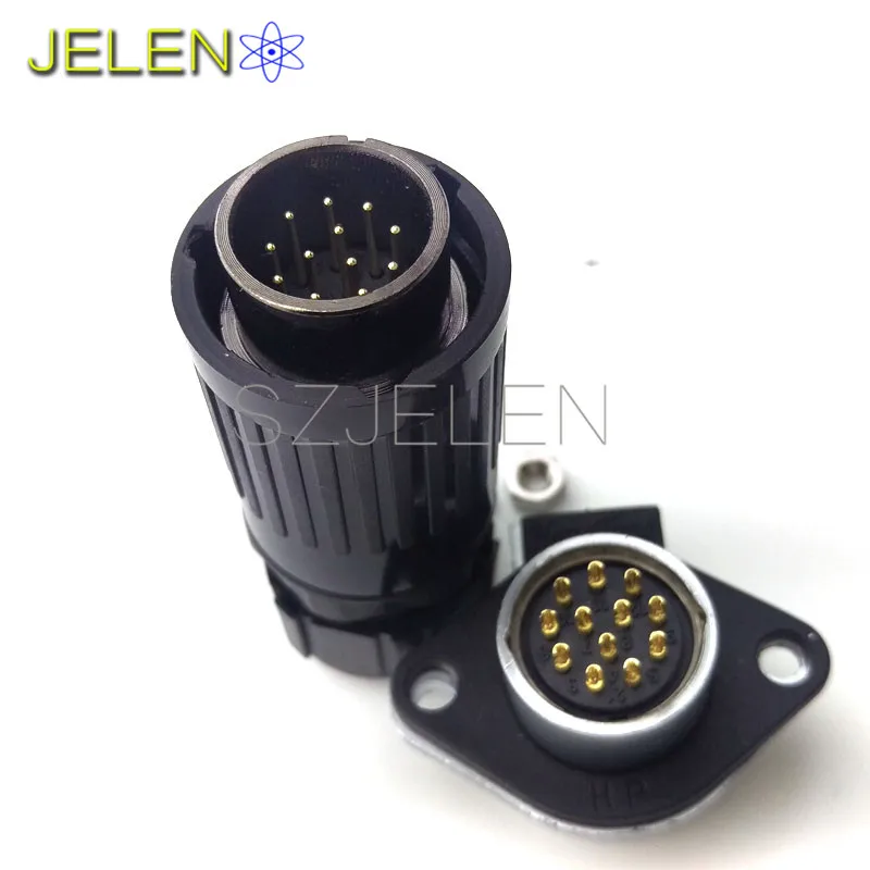 HE20, connector waterproof 12 pin, led cable connector, 12 pin power connector, Panel Mount Connectors
HE20, connector waterproof 12 pin, led cable connector, 12 pin power connector, Panel Mount Connectors