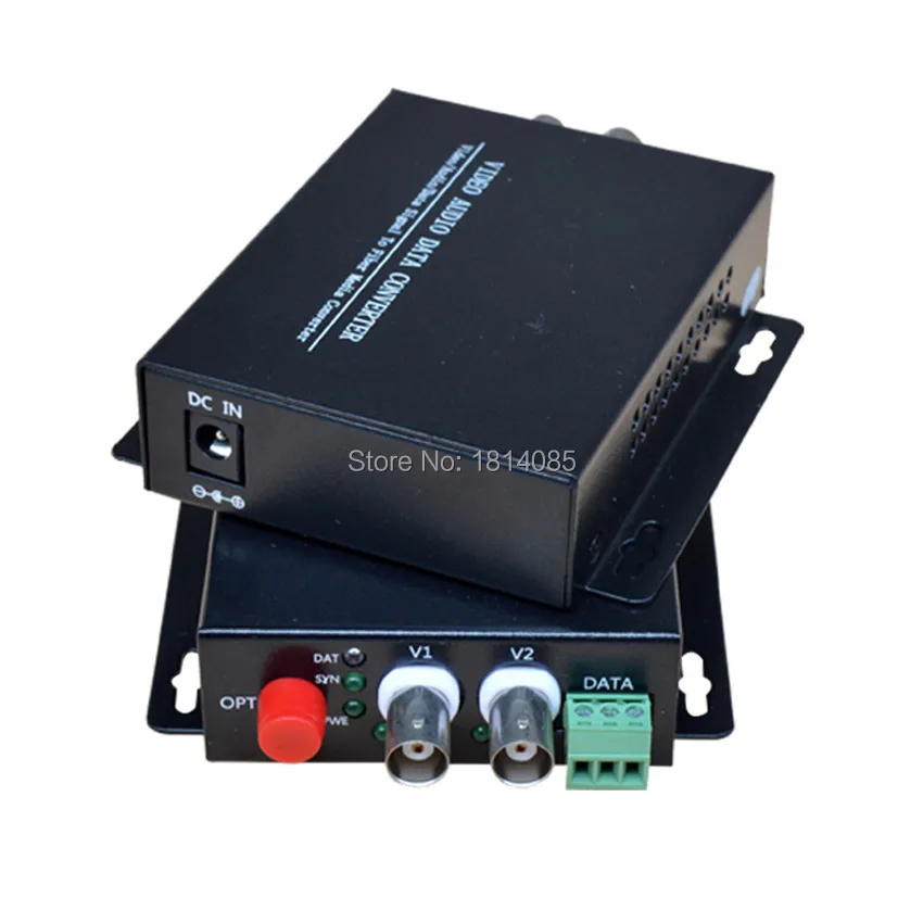 1 Pair 2 Pieces/lot 2 Channel Video Optical Converter 2V1D Fiber Optic Video Optical Transmitter & Receiver 2CH +1RS485 Data
1 Pair 2 Pieces/lot 2 Channel Video Optical Converter 2V1D Fiber Optic Video Optical Transmitter & Receiver 2CH +1RS485 Data