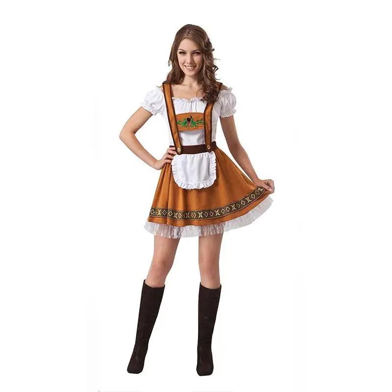 New Sexy Beer Girl Fancy Dress Orange Off the Shoulder Germany Oktoberfest Costume for Women Halloween Beer Maid Dress A293168
New Sexy Beer Girl Fancy Dress Orange Off the Shoulder Germany Oktoberfest Costume for Women Halloween Beer Maid Dress A293168