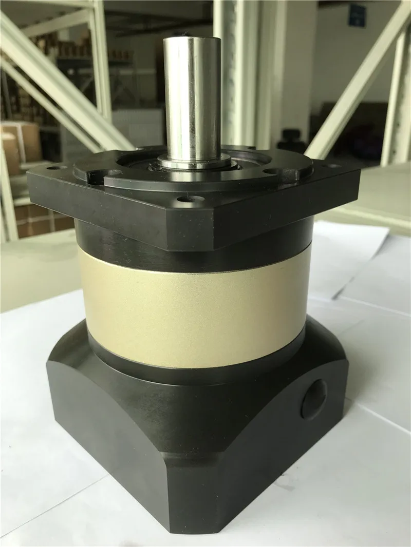 Spur gear Economical planetary gearbox reducer ratio 1 stage 3:1 to 10:1 for 130mm AC servo motor input shaft 22mm
Spur gear Economical planetary gearbox reducer ratio 1 stage 3:1 to 10:1 for 130mm AC servo motor input shaft 22mm