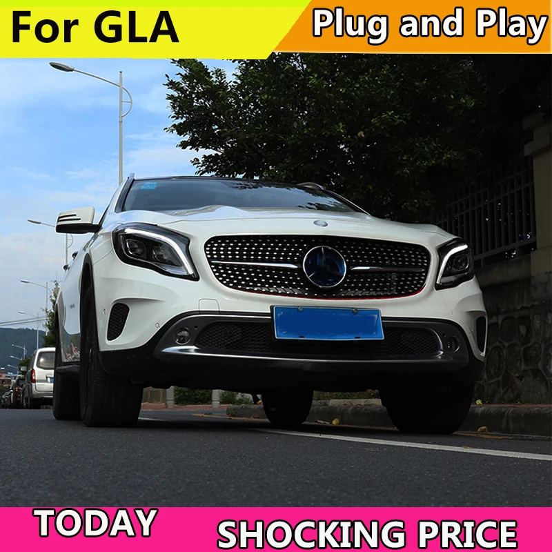 Car Styling Head Lamp For Benz GLA 200 220 260 2015 2016 2018 Headlights ALL LED Headlight Daytime Running Light DRL Bi-LED LENS
Car Styling Head Lamp For Benz GLA 200 220 260 2015 2016 2018 Headlights ALL LED Headlight Daytime Running Light DRL Bi-LED LENS
