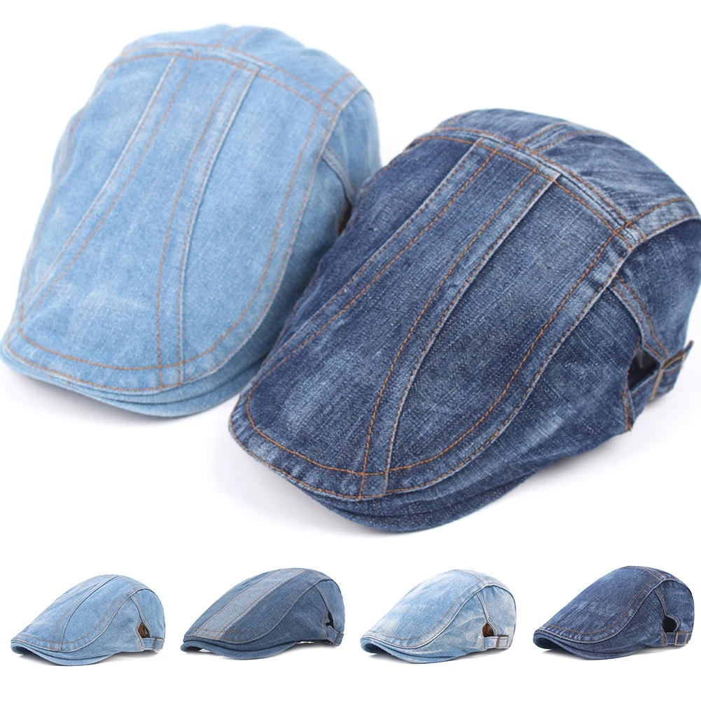 2022 Autumn Jeans Beret Hat for Men Women Casual Unisex Denim Beret Cap Fitted Sun Cabbie Flat Cap Gorras
2022 Autumn Jeans Beret Hat for Men Women Casual Unisex Denim Beret Cap Fitted Sun Cabbie Flat Cap Gorras