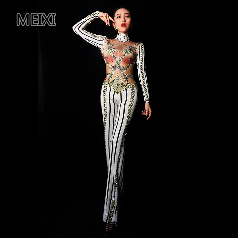 Unique streaks printed in rhinestone bar nightclub concert singer dancer costume
Unique streaks printed in rhinestone bar nightclub concert singer dancer costume