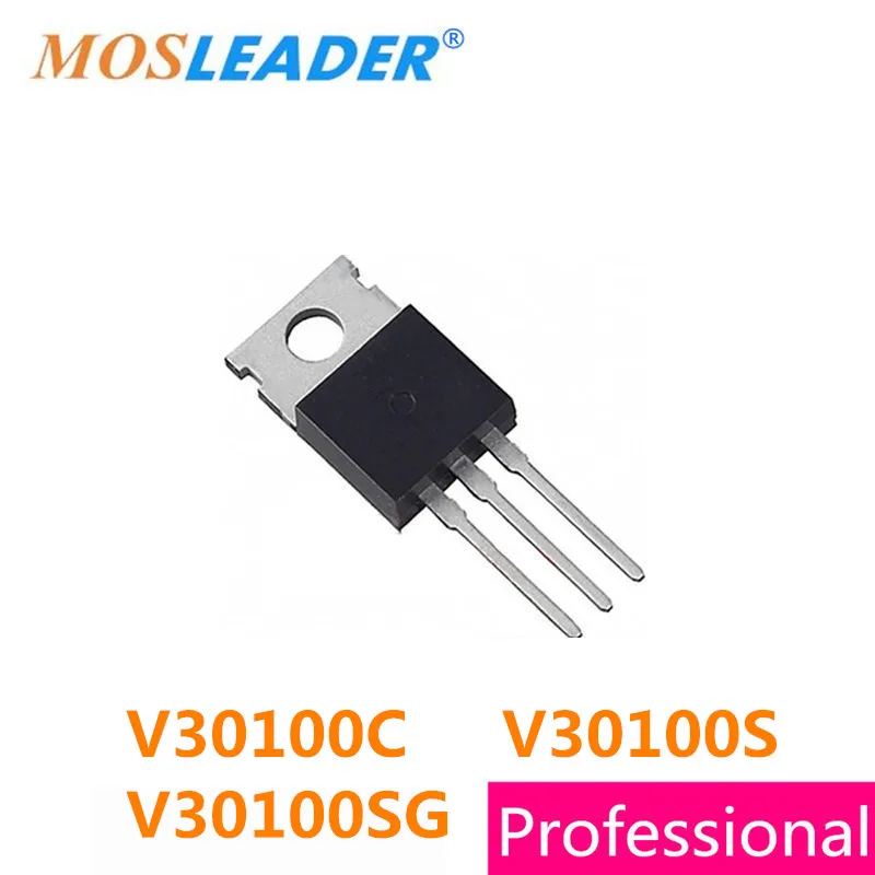 Mosleader V30100C V30100S V30100SG TO220 50 шт. V30100 30A 100В Schottky высокое качество
Mosleader V30100C V30100S V30100SG TO220 50 шт. V30100 30A 100В Schottky высокое качество