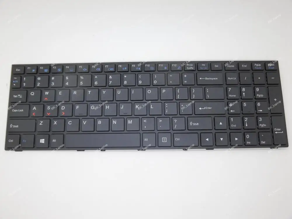 New Original US English QWERTY Keyboard For Clevo P651RE6 P650RE3 P650RE6 P650RG P670RG Gaming Laptop White BACKLIT, Black Frame
New Original US English QWERTY Keyboard For Clevo P651RE6 P650RE3 P650RE6 P650RG P670RG Gaming Laptop White BACKLIT, Black Frame