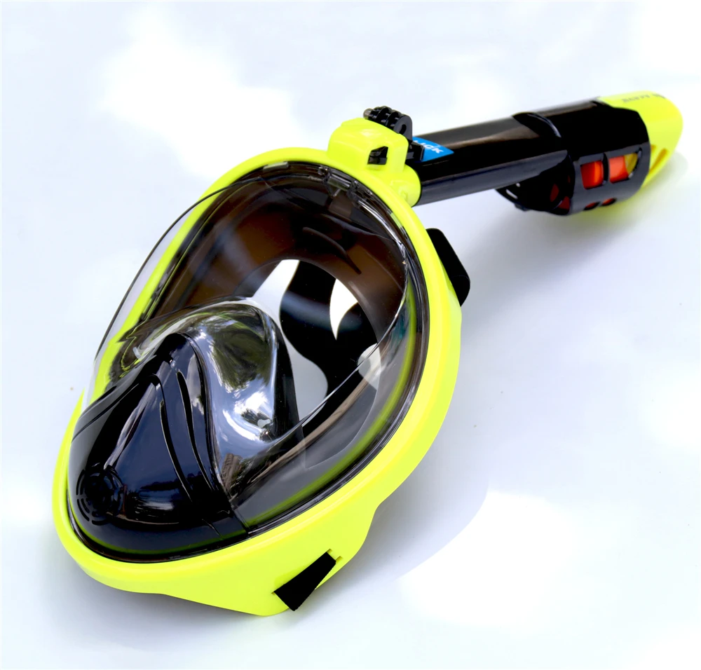 Full Face Diving Mask 180 degree Panoramic View Underwater Snorkeling Masks Anti-Fog Anti-Leak Swimming Scuba mask
Full Face Diving Mask 180 degree Panoramic View Underwater Snorkeling Masks Anti-Fog Anti-Leak Swimming Scuba mask