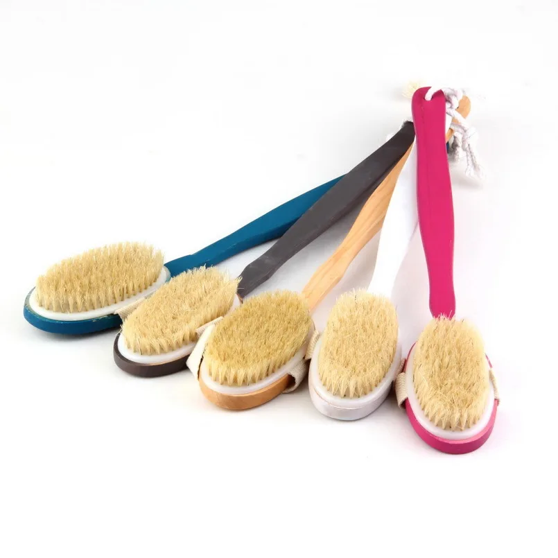 1 pcs Natural Long Wood Wooden Body Brush set Massager Bath Shower Back Scrubber Worldwide 
1 pcs Natural Long Wood Wooden Body Brush set Massager Bath Shower Back Scrubber Worldwide