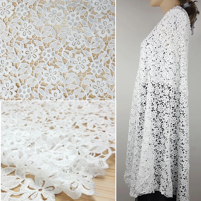 2yards 2019 Latest High Quality African Cord Lace Fabric Water Soluble White Nigerian Guipure Wedding Dress African Lace Fabric
2yards 2019 Latest High Quality African Cord Lace Fabric Water Soluble White Nigerian Guipure Wedding Dress African Lace Fabric