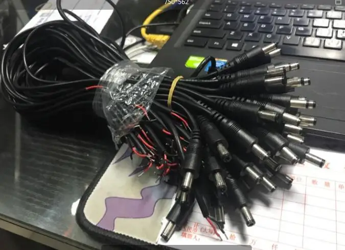 500pcs 0.5M DC male Wire Power supply cord cable lead 12V Extension Connector for CCTV LED strip light Adapter 5.5*2.1mm cords
500pcs 0.5M DC male Wire Power supply cord cable lead 12V Extension Connector for CCTV LED strip light Adapter 5.5*2.1mm cords