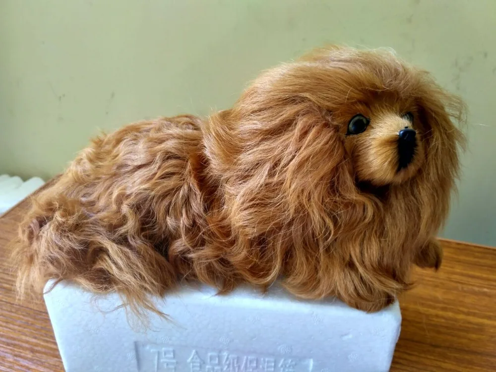 Коричневая модель лежащей собаки из полиэтилена и меха, Золотая кукла собаки, примерно 28x16 см, 1848
Коричневая модель лежащей собаки из полиэтилена и меха, Золотая кукла собаки, примерно 28x16 см, 1848