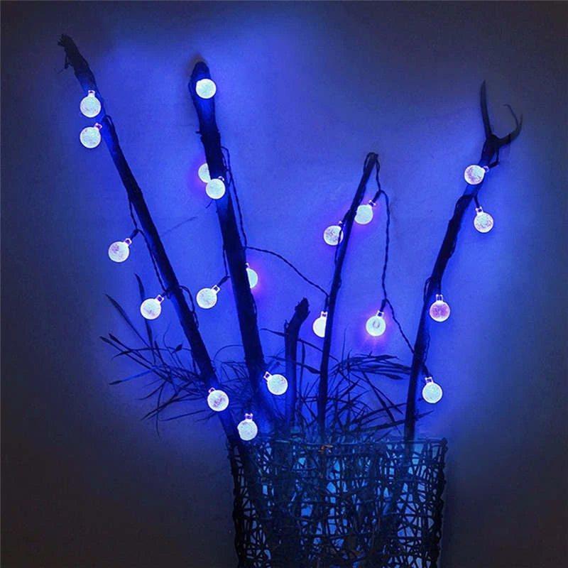 10M 50LEDS Solar Lamp Crystal Ball LED String Lights Waterproof Fairy Garland For Outdoor Garden Xmas Wedding Blue
10M 50LEDS Solar Lamp Crystal Ball LED String Lights Waterproof Fairy Garland For Outdoor Garden Xmas Wedding Blue