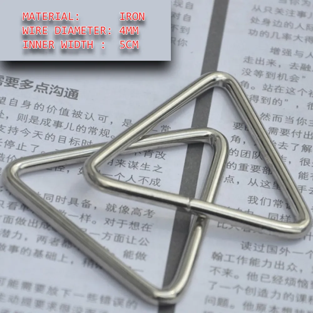 20 шт. в упаковке, 2-Дюймовая треугольная Пряжка из никелированного железа с кольцом для косметики, кошелька, собачьей сумки, сумки, лошади, коврика
20 шт. в упаковке, 2-Дюймовая треугольная Пряжка из никелированного железа с кольцом для косметики, кошелька, собачьей сумки, сумки, лошади, коврика