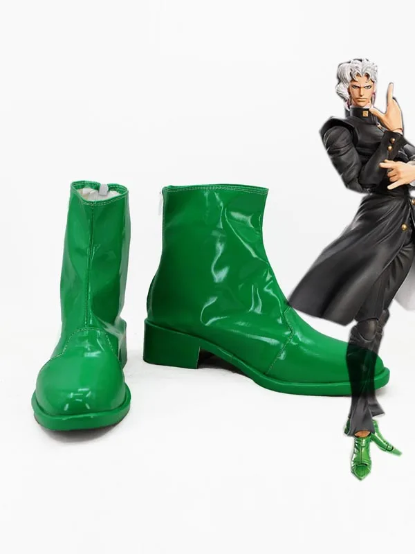 JOJO tardust Crusaders Noriaki Kakyoin Green Cosplay Boots Shoes Men Cosplay Costume Party Shoes Custom Made Boots
JOJO tardust Crusaders Noriaki Kakyoin Green Cosplay Boots Shoes Men Cosplay Costume Party Shoes Custom Made Boots