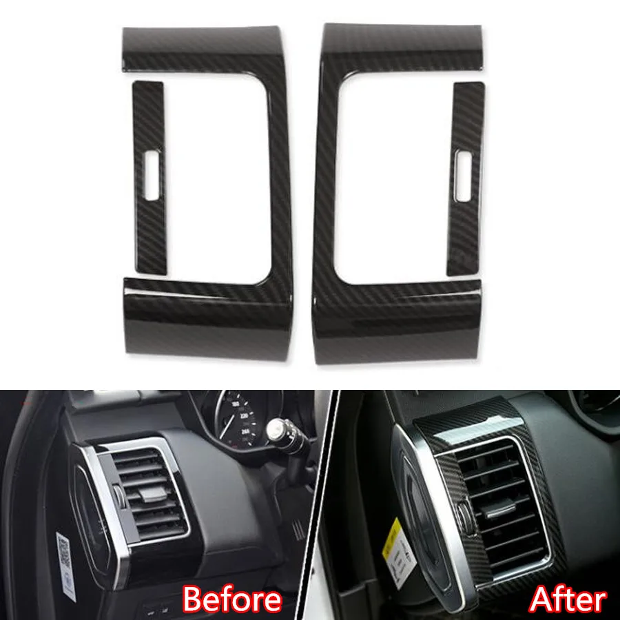 YAQUICKA Carbon Fiber Style Car Front Side Air Outlet Vent Frame Trim Sticker For Land Rover Range Rover Sport 2014-2017
YAQUICKA Carbon Fiber Style Car Front Side Air Outlet Vent Frame Trim Sticker For Land Rover Range Rover Sport 2014-2017