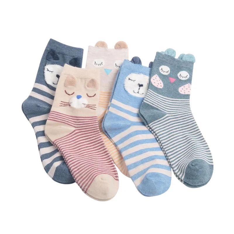 5 Pairs Women Short Sock Cute Cartoon Animals Owl Cat Dog Stereoscopic Ear Novelty Women Socks Autumn Comfortable Cotton Meias
5 Pairs Women Short Sock Cute Cartoon Animals Owl Cat Dog Stereoscopic Ear Novelty Women Socks Autumn Comfortable Cotton Meias