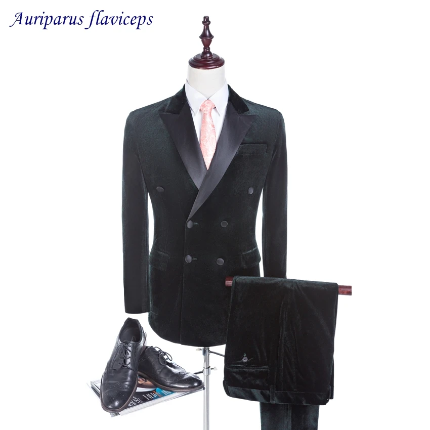 New Design Velvet Groom Tuxedos Groomsman Suit Wedding suit Double Breasted Custom Made 2023 Man Suits (Jacket+pants)
New Design Velvet Groom Tuxedos Groomsman Suit Wedding suit Double Breasted Custom Made 2023 Man Suits (Jacket+pants)