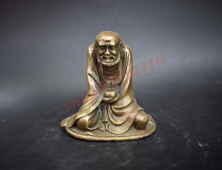 Solid pure copper, Dharma arhat, sit in meditation, small decorative items, crafts decorations, collections
Solid pure copper, Dharma arhat, sit in meditation, small decorative items, crafts decorations, collections