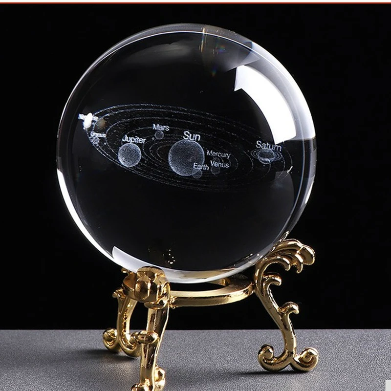 80mm 3d laser engraved logo Clear Crystal Glass Ball with sliver gold base Astronomy enthusiast
80mm 3d laser engraved logo Clear Crystal Glass Ball with sliver gold base Astronomy enthusiast
