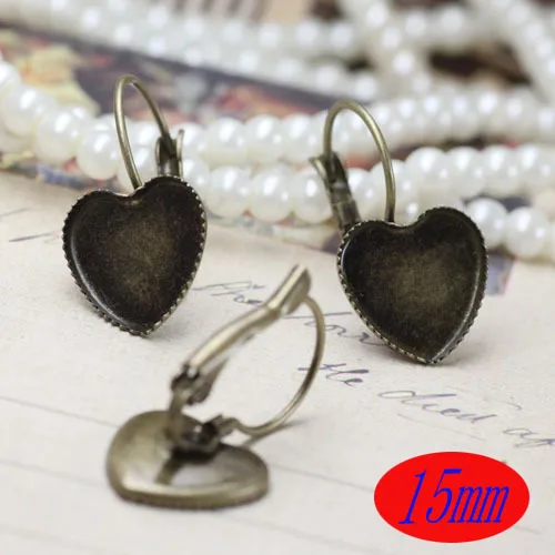 Free shipping!!! 100pcs DIY jewelry-French Lever back earring base bronze color 15mm pad earring findings Peach heart style
Free shipping!!! 100pcs DIY jewelry-French Lever back earring base bronze color 15mm pad earring findings Peach heart style