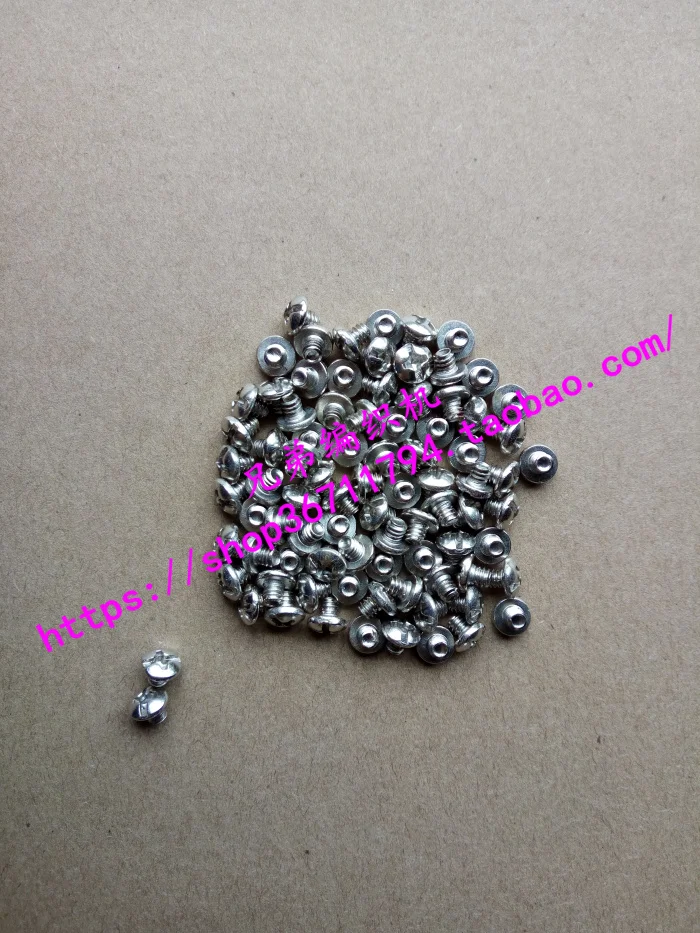 20pcs Brother spare parts Sweater knitting machine accessories KH860 A167 brush holder screw 3.18×3 Part No.: 060660303
20pcs Brother spare parts Sweater knitting machine accessories KH860 A167 brush holder screw 3.18×3 Part No.: 060660303