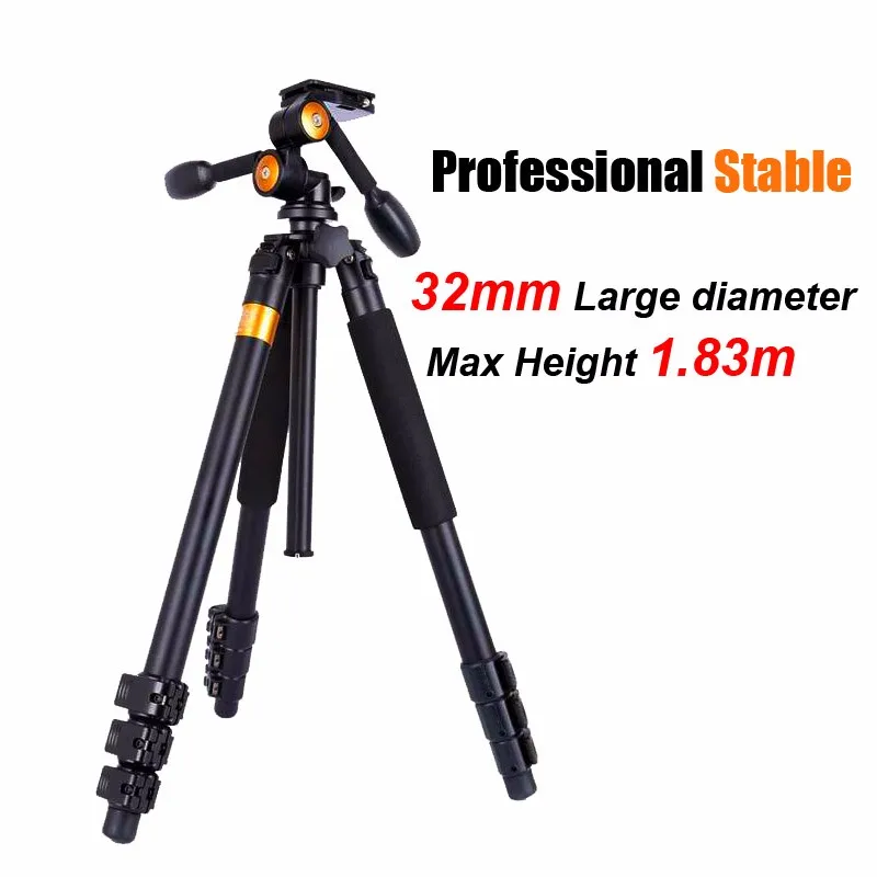 QZSD Q620 Professional DSLR Video Camera Tripod + Panoramic Head Stable Heavy Camera Stand for Telephoto Lens Recorder
QZSD Q620 Professional DSLR Video Camera Tripod + Panoramic Head Stable Heavy Camera Stand for Telephoto Lens Recorder