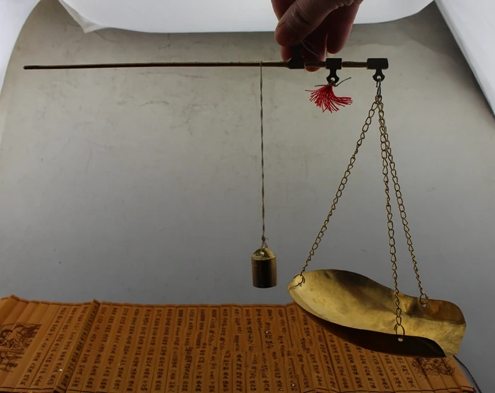 Медные весы для дома, ручная работа, из латуни, для традиционной китайской медицины 
Медные весы для дома, ручная работа, из латуни, для традиционной китайской медицины