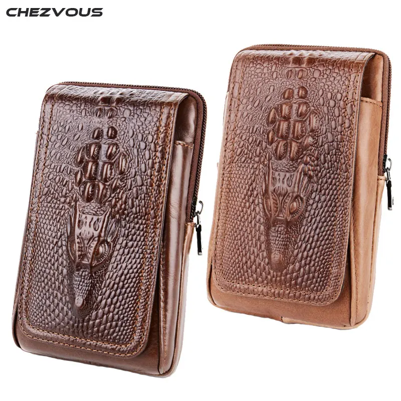 CHEZVOUS 2018 Leather Belt Pouch for Xiaomi Fashion Retro Crocodile Pattern Cell Phone Belt Pouch for iPhone 7 6 plus Waist Pack
CHEZVOUS 2018 Leather Belt Pouch for Xiaomi Fashion Retro Crocodile Pattern Cell Phone Belt Pouch for iPhone 7 6 plus Waist Pack