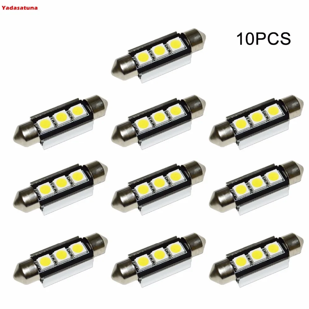 10 шт. автомобильный светильник 36-39-41 мм 3SMD Белый купол с фестонами CANBUS Error Free автомобильный светодиодный светильник лампочка
10 шт. автомобильный светильник 36-39-41 мм 3SMD Белый купол с фестонами CANBUS Error Free автомобильный светодиодный светильник лампочка