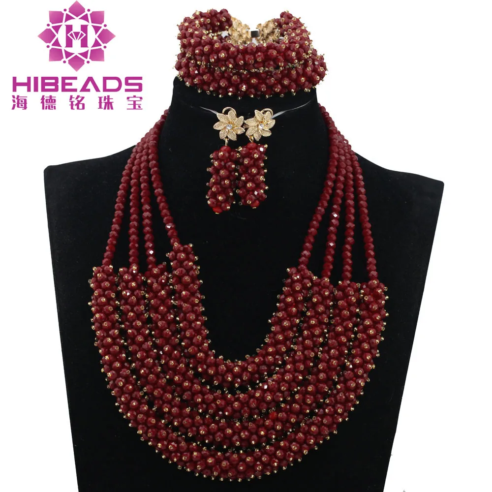 Trendy Chunky Statement Necklace Set New Dark Red Crystal Pendant Wedding African Beads Jewelry Set Party Free Shipping ABH472
Trendy Chunky Statement Necklace Set New Dark Red Crystal Pendant Wedding African Beads Jewelry Set Party Free Shipping ABH472