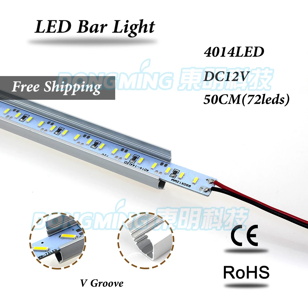 50pcs led strip bar light 144led/m 12V white/cool white no waterproof U/V groove aluminum 50cm led bar light 4014
50pcs led strip bar light 144led/m 12V white/cool white no waterproof U/V groove aluminum 50cm led bar light 4014