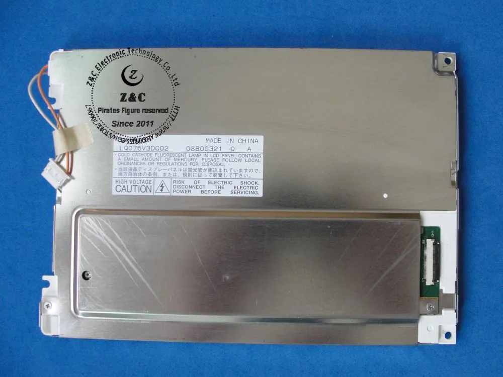 LQ075V3DG02 Оригинальный 7,5-дюймовый ЖК-экран класса A + для промышленного оборудования для SHARP
LQ075V3DG02 Оригинальный 7,5-дюймовый ЖК-экран класса A + для промышленного оборудования для SHARP