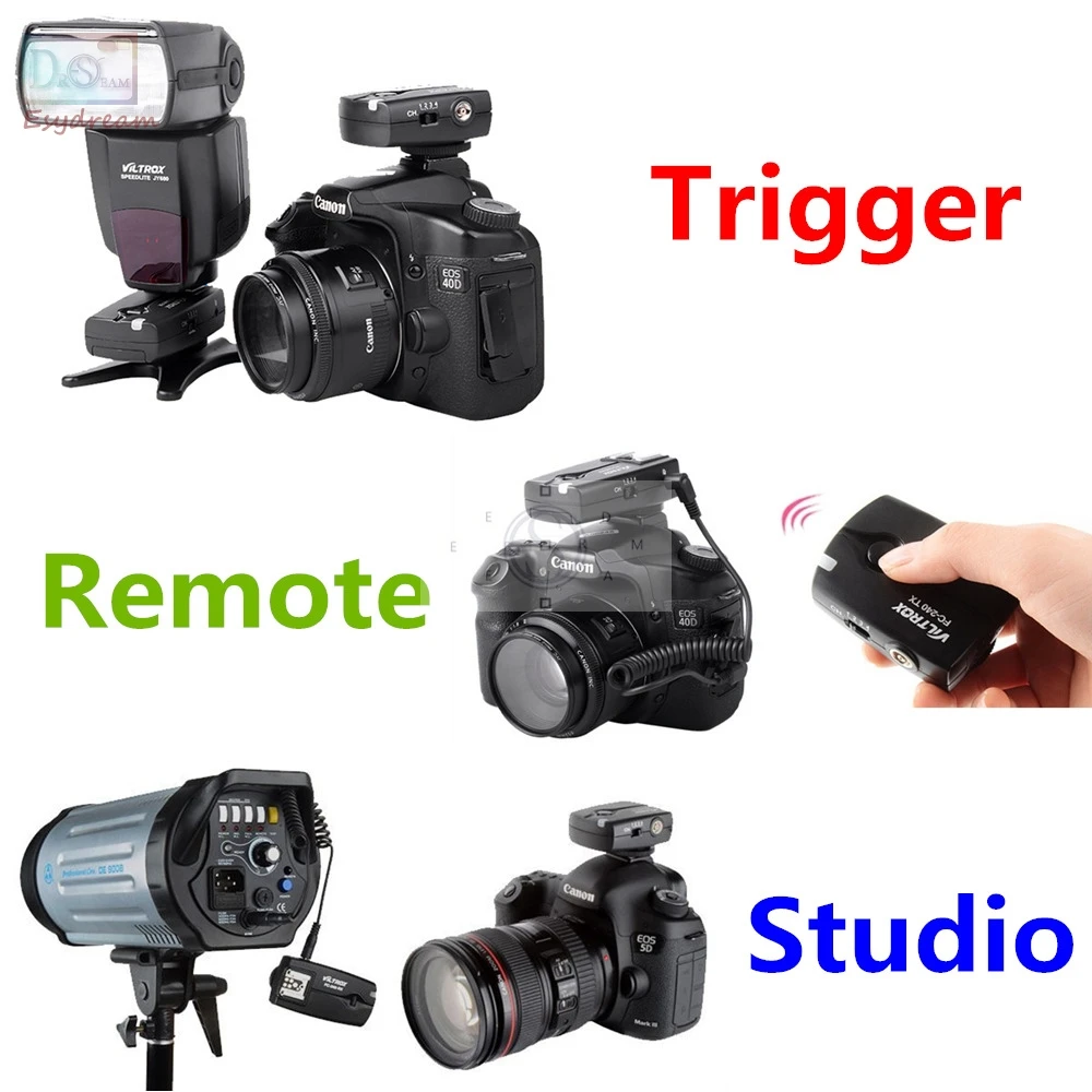 3 в 1 беспроводной пульт дистанционного управления + Speedlite/студийный триггер вспышки для Canon 1DX 1DS 5D Mark III II 7D Mark II 5DS 5DSR 50D
3 в 1 беспроводной пульт дистанционного управления + Speedlite/студийный триггер вспышки для Canon 1DX 1DS 5D Mark III II 7D Mark II 5DS 5DSR 50D